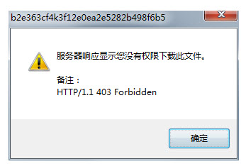 IDM 403 Forbidden错误