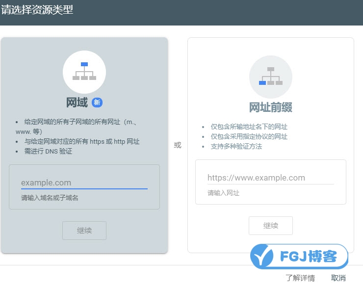 Google Search Console Tools 网址DNS解析验证